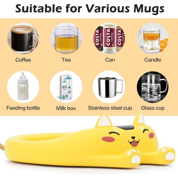 Mug Warmer Coffee Warmer for Desk with Auto Shut Off and 3 Temperature Settings - Picture 3 of 6